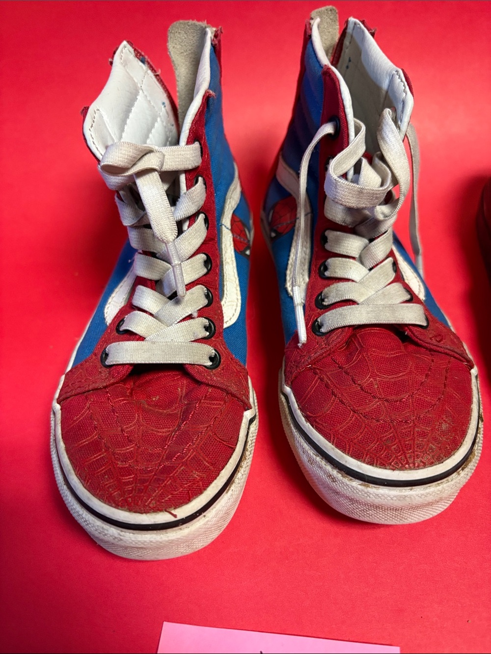 Vans Spider-Man Kids High-Top Sneakers - Picture 2 of 4